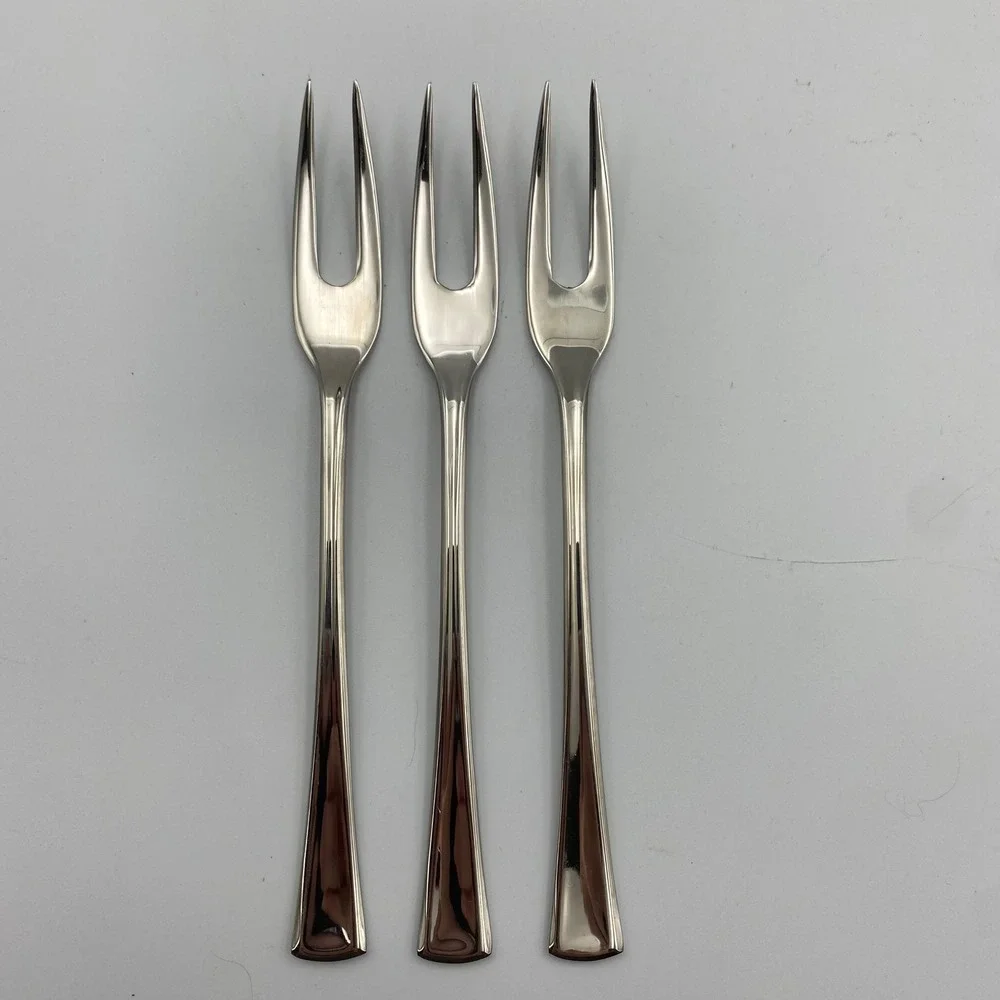 Keltum‎ 18-8 Stainless Steel Cocktail Fondue Forks Set of 3 Silver 8 Inch Dutch